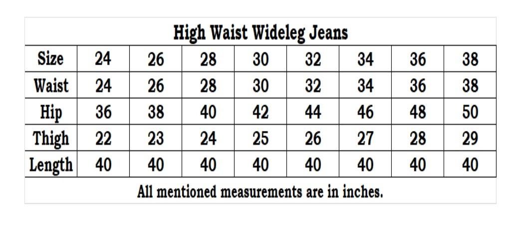 Attire Lab Women's Solid High Waist Wideleg Dark Blue Jeans