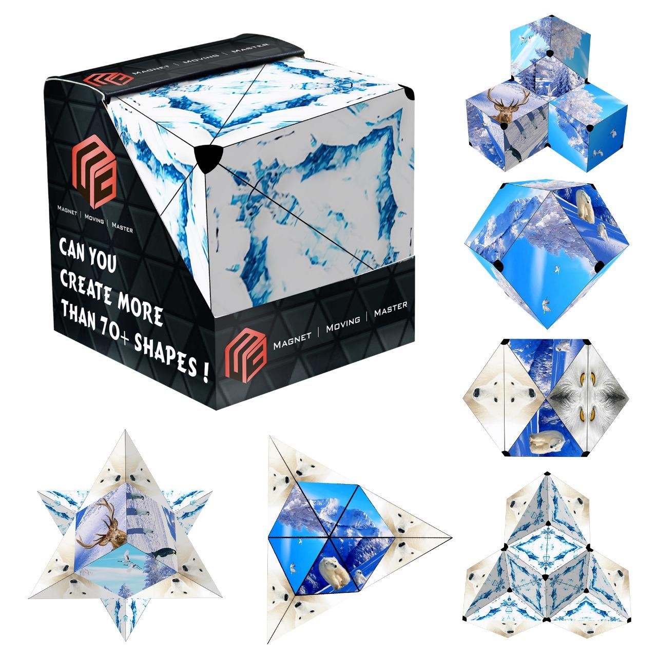 3D Cube Shape Shifting Box
