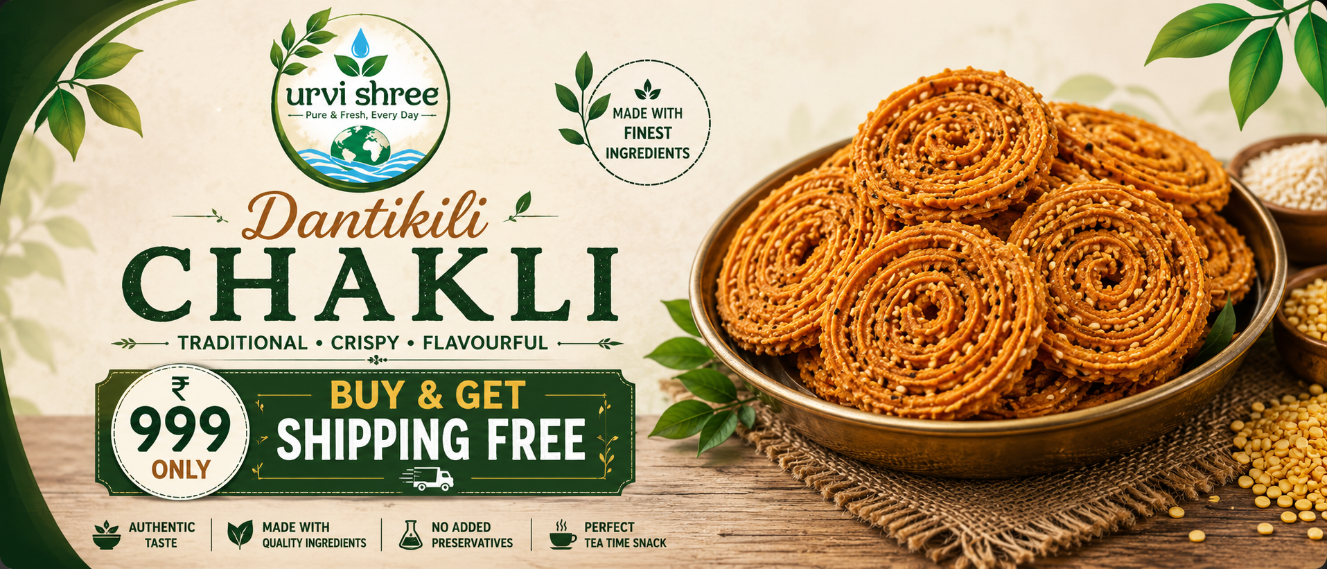 Free shipping ₹999+